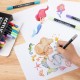 Marker Acrylic ,Dual Tip Paint |Water Soluble Coloring with Fine Tip and Dot Tip Marker Pens